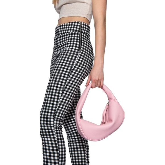 BY FAR Cush Flat Grain Leather Bag, Pink, NWT - Picture 4 of 16